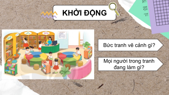 Giáo án điện tử Tiếng Việt 2 kết nối Bài 18: Thư viện biết đi