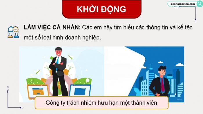 Giáo án điện tử chuyên đề Kinh tế pháp luật 12 chân trời CĐ 2: Một số vấn đề về Luật Doanh nghiệp