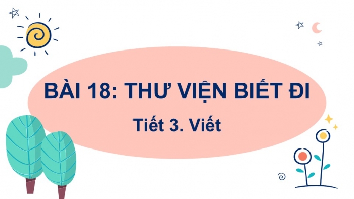 Giáo án điện tử Tiếng Việt 2 kết nối Bài 18: Nghe – viết Thư viện biết đi, Phân biệt d/gi, ch/tr, dấu hỏi/dấu ngã