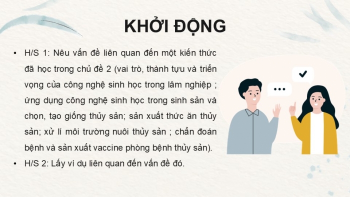 Giáo án điện tử chuyên đề Công nghệ 12 Lâm nghiệp Thuỷ sản Cánh diều Ôn tập CĐ 2