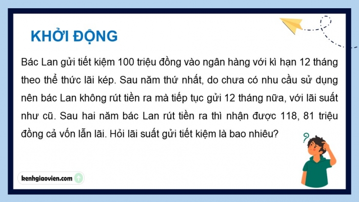 Giáo án điện tử Toán 9 kết nối Bài 21: Giải bài toán bằng cách lập phương trình