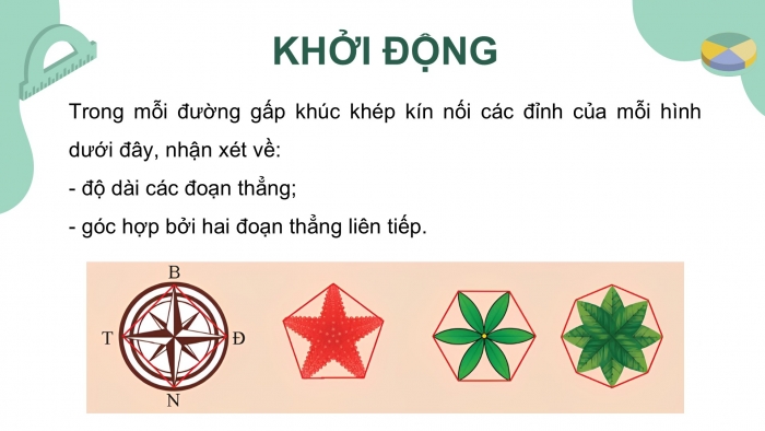 Giáo án điện tử Toán 9 chân trời Bài 3: Đa giác đều và phép quay