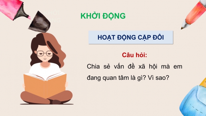 Giáo án điện tử Ngữ văn 9 chân trời Bài 6: Viết bài văn nghị luận về một vấn đề cần giải quyết