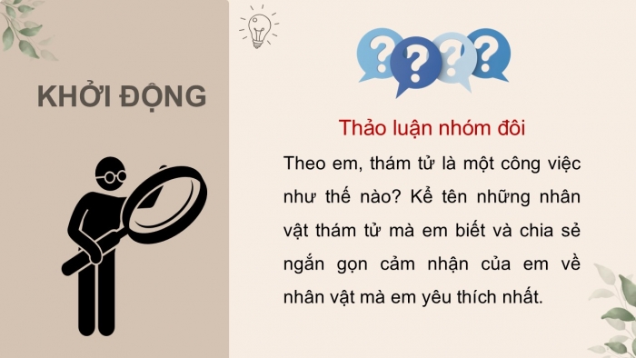 Giáo án điện tử Ngữ văn 9 cánh diều Bài 6: Vụ cải trang bất thành (Trích Sơ-lốc Hôm – Đoi-lơ)