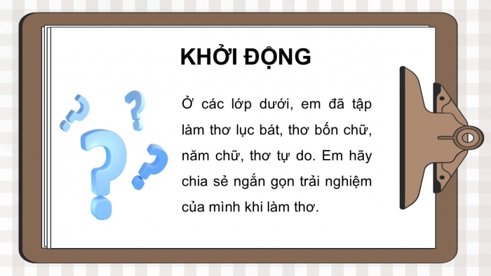 Giáo án điện tử Ngữ văn 9 cánh diều Bài 7: Tập làm thơ tám chữ