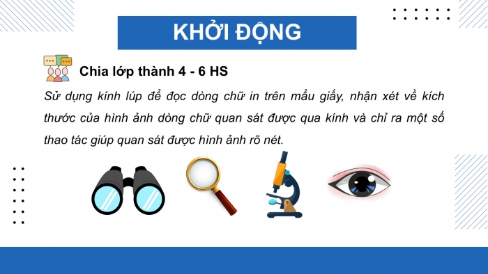 Giáo án điện tử KHTN 9 kết nối - Phân môn Vật lí Bài 10: Kính lúp. Bài tập thấu kính