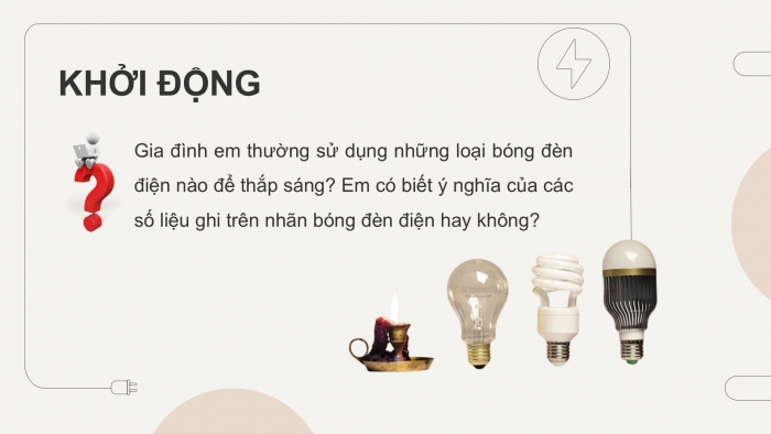 Giáo án điện tử KHTN 9 kết nối - Phân môn Vật lí Bài 13: Năng lượng của dòng điện và công suất điện