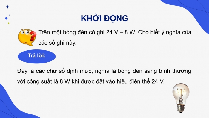 Giáo án điện tử KHTN 9 kết nối - Phân môn Vật lí Bài Ôn tập giữa học kì 2