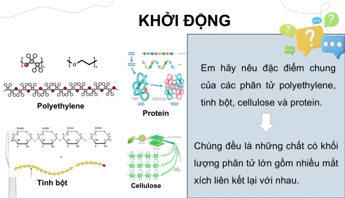 Giáo án điện tử KHTN 9 cánh diều - Phân môn Hoá học Bài 29: Polymer