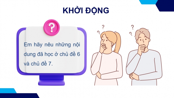 Giáo án điện tử Công nghệ 12 Điện - Điện tử Cánh diều Bài Ôn tập chủ đề 6 và chủ đề 7