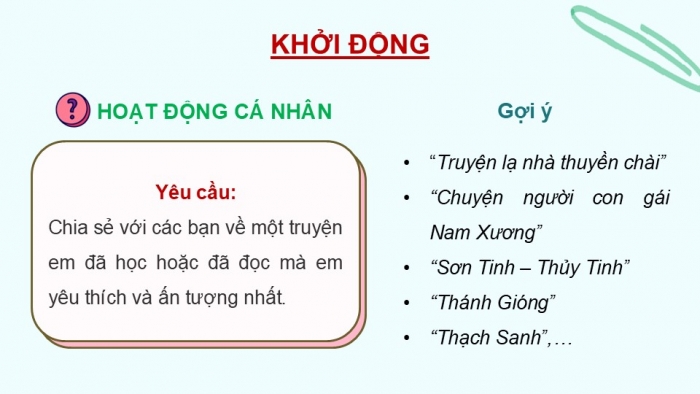 Giáo án điện tử Ngữ văn 9 chân trời Bài 7: Viết một truyện kể sáng tạo