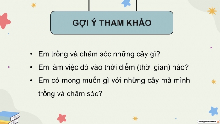 Giáo án điện tử Tiếng Việt 5 chân trời Bài 8: Dưới những tán xanh