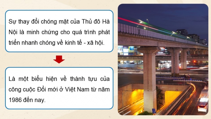 Giáo án điện tử Lịch sử 12 kết nối Bài 11: Thành tựu cơ bản và bài học của công cuộc Đổi mới ở Việt Nam từ năm 1986 đến nay