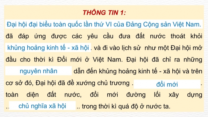 Giáo án điện tử Lịch sử 12 kết nối Thực hành Chủ đề 4