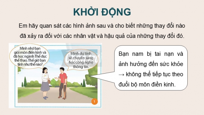 Giáo án điện tử Công dân 9 chân trời Bài 7: Thích ứng với thay đổi