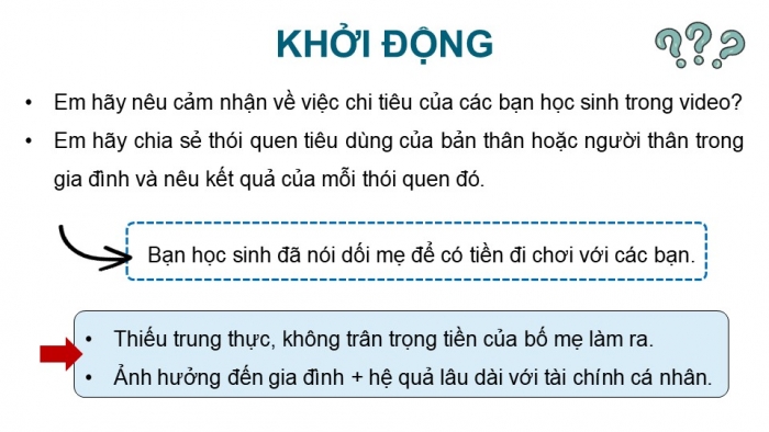 Giáo án điện tử Công dân 9 chân trời Bài 8: Tiêu dùng thông minh