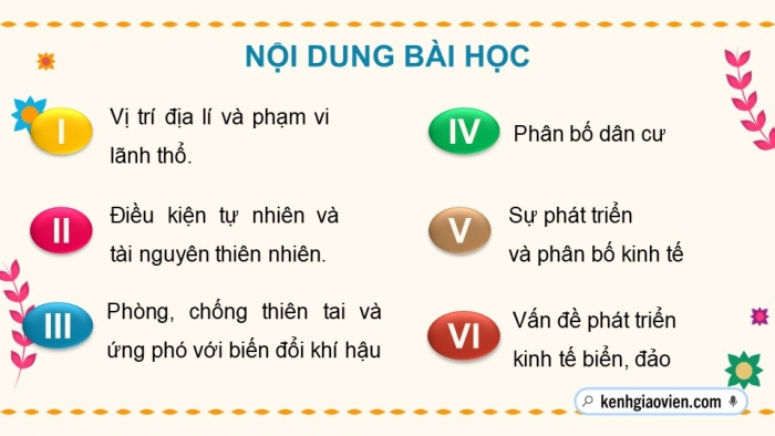 Giáo án điện tử Địa lí 9 kết nối Bài 14: Bắc Trung Bộ (P2)