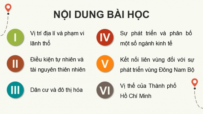 Giáo án điện tử Địa lí 9 kết nối Bài 18: Vùng Đông Nam Bộ (P2)