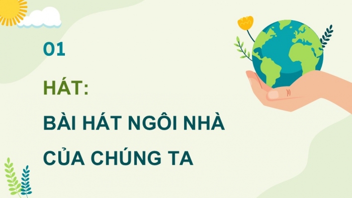 Giáo án điện tử Âm nhạc 9 kết nối Tiết 19: Hát Bài hát Ngôi nhà của chúng ta, Nghe nhạc Tác phẩm Mùa xuân