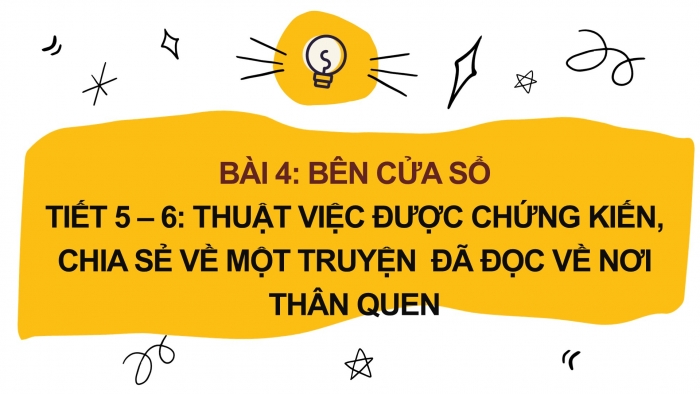 Giáo án điện tử Tiếng Việt 2 chân trời Bài 4: Luyện tập thuật việc được chứng kiến