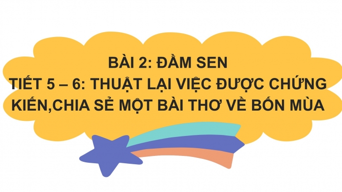 Giáo án điện tử Tiếng Việt 2 chân trời Bài 2: Luyện tập thuật việc được chứng kiến (tiếp theo)