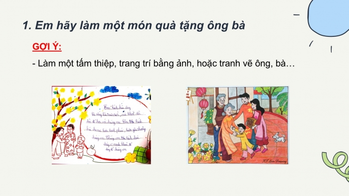 Giáo án điện tử Tiếng Việt 2 cánh diều Bài 13: Quà tặng ông bà, Em đã biết những gì, làm được những gì?