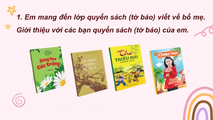 Giáo án điện tử Tiếng Việt 2 cánh diều Bài 14: Đọc sách báo viết về bố mẹ