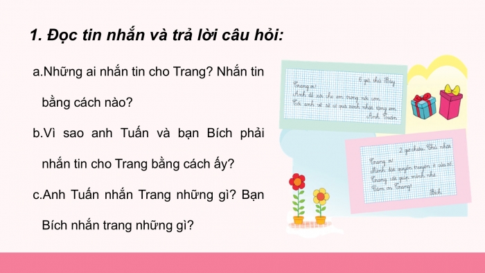 Giáo án điện tử Tiếng Việt 2 cánh diều Bài 17: Tập viết tin nhắn