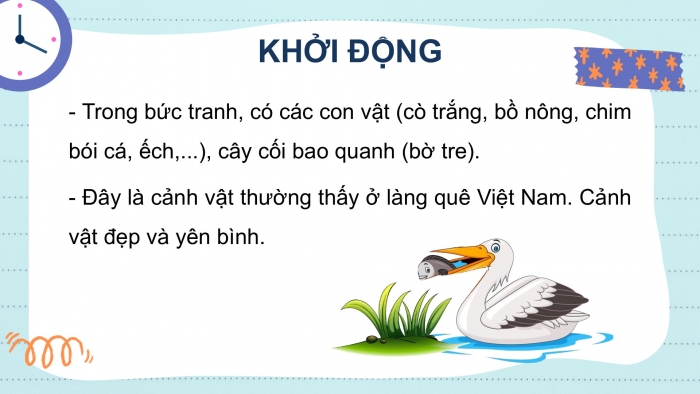 Giáo án điện tử Tiếng Việt 2 kết nối Bài 12: Bờ tre đón khách