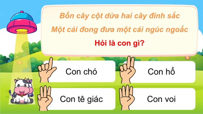 Giáo án điện tử Tiếng Việt 2 cánh diều Bài 26: Hươu cao cổ