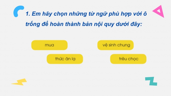 Giáo án điện tử Tiếng Việt 2 cánh diều Bài 26: Nội quy vườn thú