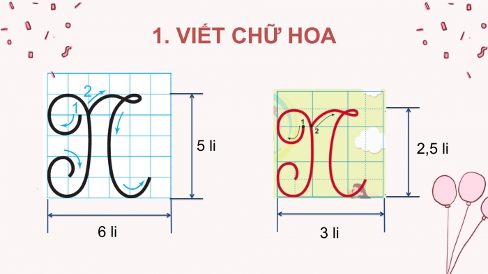 Giáo án điện tử Tiếng Việt 2 kết nối Bài 21: Chữ hoa N (kiểu 2)