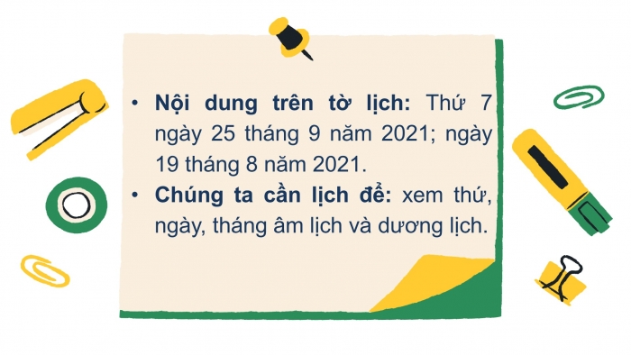 Giáo án điện tử Tiếng Việt 2 chân trời Bài 3: Đọc Ngày hôm qua đâu rồi?