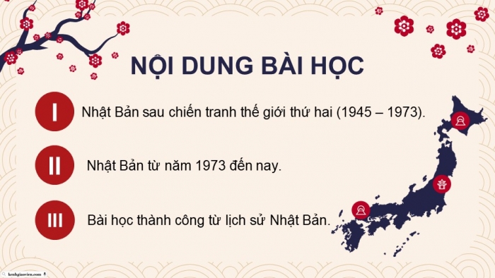 Giáo án điện tử chuyên đề Lịch sử 12 cánh diều CĐ 2 Phần II: Nhật Bản từ năm 1973 đến nay