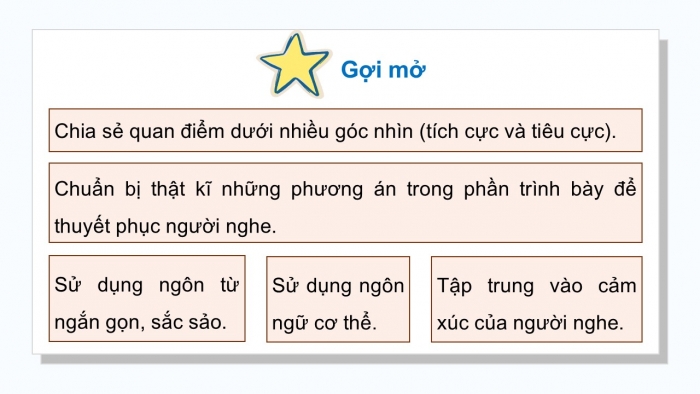 Giáo án điện tử Ngữ văn 9 cánh diều Bài 7: Nghe và nhận biết tính thuyết phục của một ý kiến về thơ tám chữ