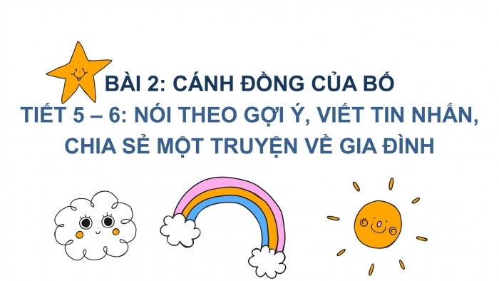 Giáo án điện tử Tiếng Việt 2 chân trời Bài 2: Viết tin nhắn