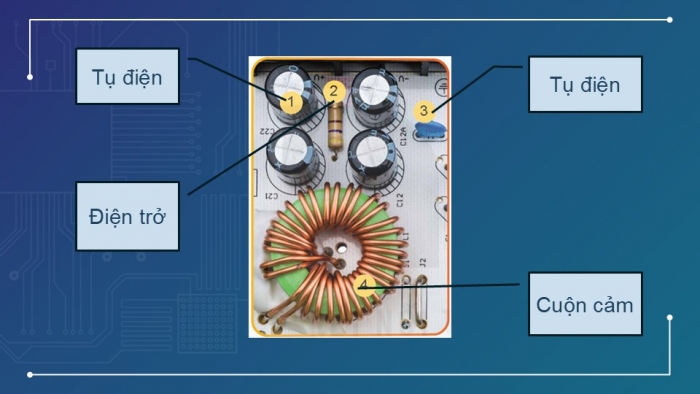 Giáo án điện tử Công nghệ 12 Điện - Điện tử Kết nối Bài 15: Điện trở, tụ điện và cuộn cảm