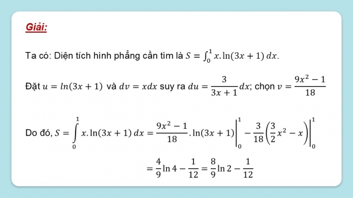 Giáo án điện tử Toán 12 cánh diều Bài tập cuối chương IV