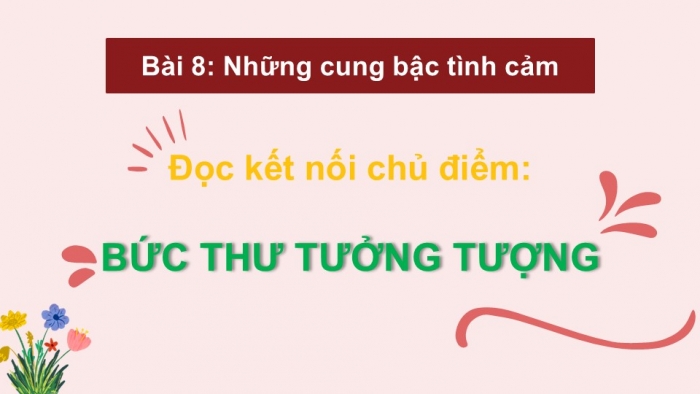 Giáo án điện tử Ngữ văn 9 chân trời Bài 8: Bức thư tưởng tượng (Lý Lan)