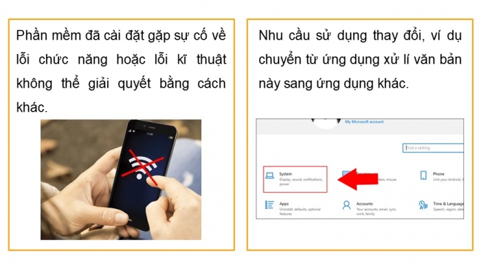 Giáo án điện tử chuyên đề Tin học ứng dụng 12 kết nối Bài 6: Cài đặt và gỡ bỏ phần mềm