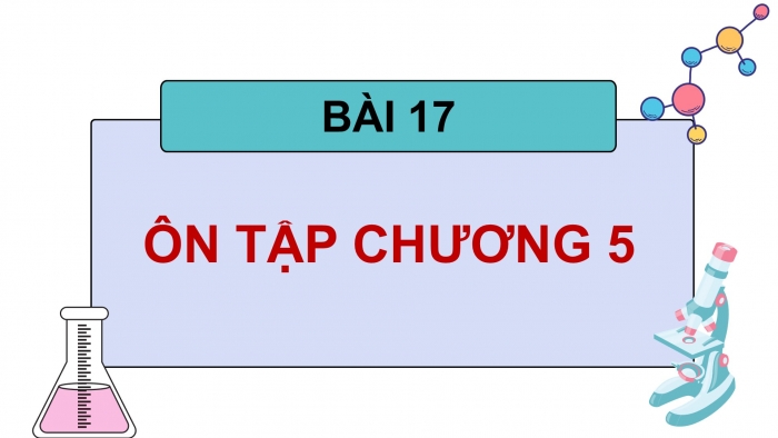 Giáo án điện tử Hoá học 12 kết nối Bài 17: Ôn tập chương 5