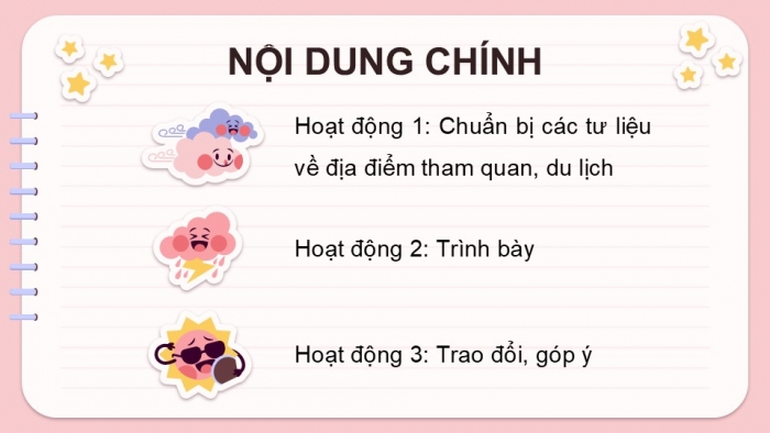 Giáo án điện tử Tiếng Việt 5 kết nối Bài 12: Địa điểm tham quan, du lịch