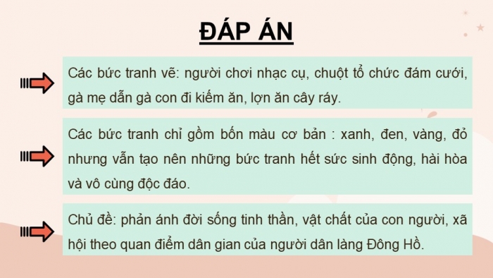 Giáo án điện tử Tiếng Việt 5 chân trời Bài 8: Tranh làng Hồ