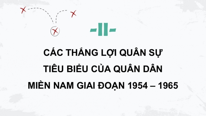 Giáo án điện tử Lịch sử 9 chân trời Bài 17: Việt Nam từ năm 1954 đến năm 1965 (P2)