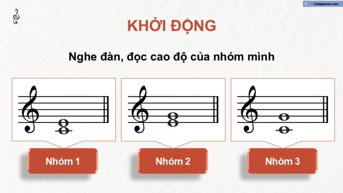 Giáo án điện tử Âm nhạc 9 kết nối Tiết 20: Lí thuyết âm nhạc Sơ lược về hợp âm, Đọc nhạc Bài đọc nhạc số 3