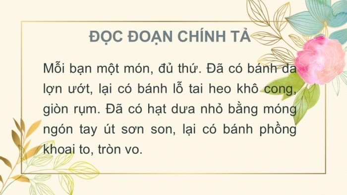 Giáo án điện tử Tiếng Việt 2 chân trời Đánh giá cuối học kì I (Tiết 3 + 4)