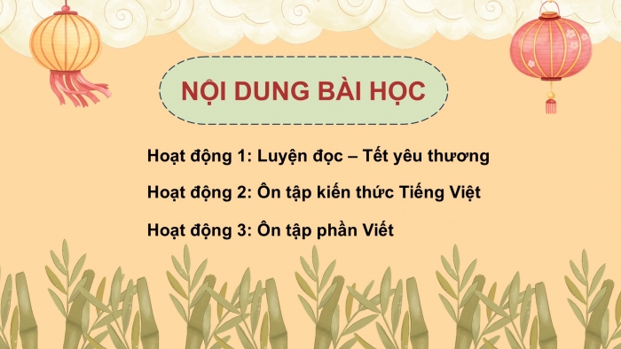 Giáo án PPT dạy thêm Tiếng Việt 5 chân trời bài 1: Bài đọc Tết nhớ thương. Luyện từ và câu Đại từ. Luyện tập viết báo cáo công việc