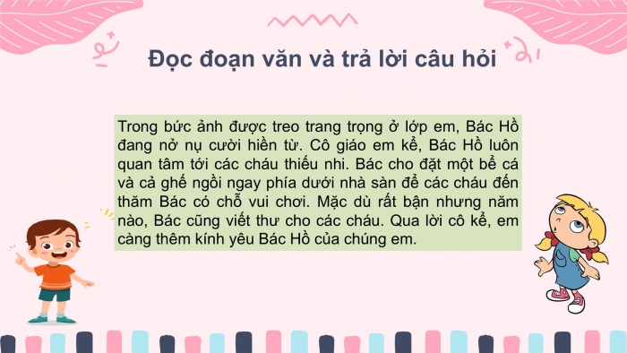 Giáo án điện tử Tiếng Việt 2 chân trời Bài 2: Nói, viết về tình cảm với người em yêu quý