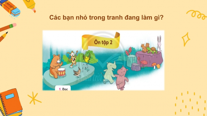 Giáo án điện tử Tiếng Việt 2 chân trời Ôn tập cuối học kì II - Ôn tập 2 (Tiết 1) Khu rừng Hạnh Phúc