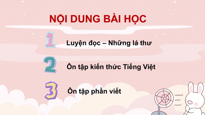 Giáo án PPT dạy thêm Tiếng Việt 5 chân trời bài 5: Bài đọc Những lá thư. Luyện tập về đại từ và kết từ. Đoạn văn giới thiệu nhân vật trong phim hoạt hình